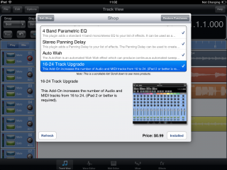 Meteor Multitrack DAW for iPad - 16 -24 Track Upgrade In-App Special Offer